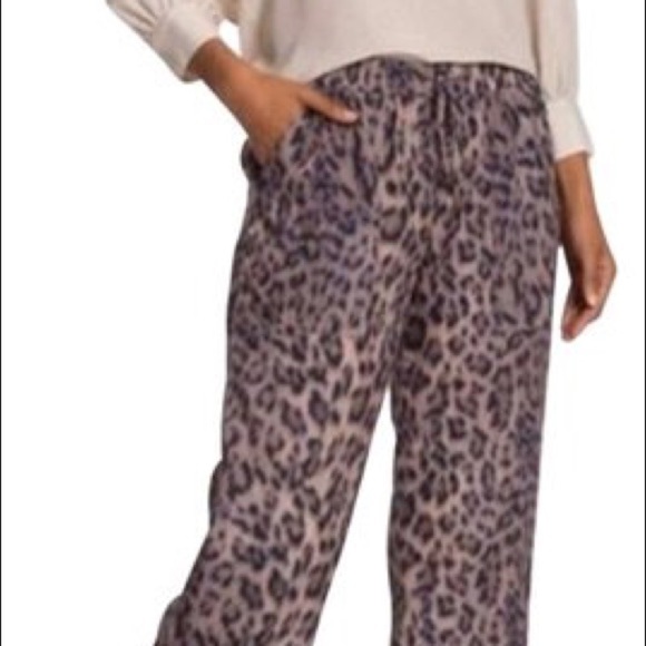 Joie Animal Print Drawstring Pants NWTS - Picture 4 of 16